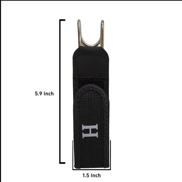 🔥 Tactical Metal Hook Elastic Belt (Unisex) - No Buckle Invisible Design 🔥 | Soft Adjustable Side |