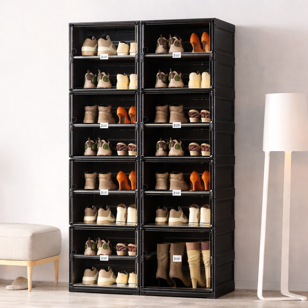 🔥 Premium Shoe Rack Shelf 8 Layer | BOGO & 5-Year Warranty