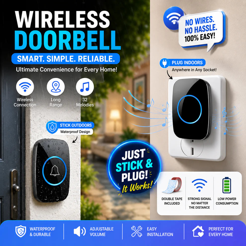 Smart Wireless Doorbell 💫50% OFF SALEE🔥