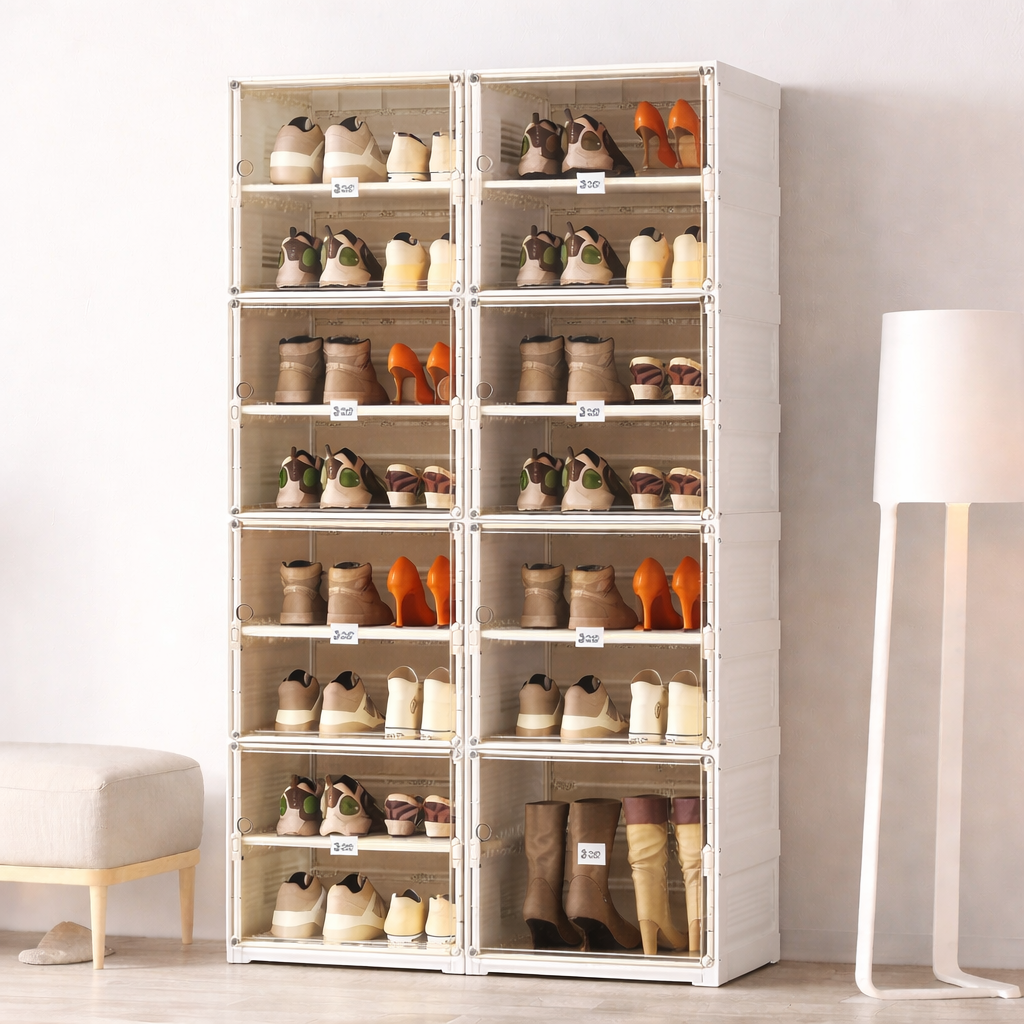 🔥 Premium Shoe Rack Shelf 8 Layer | BOGO & 5-Year Warranty