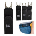 🔥 Tactical Metal Hook Elastic Belt (Unisex) - No Buckle Invisible Design 🔥 | Soft Adjustable Side |
