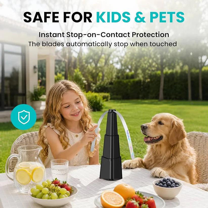 Fly Repellent Fan for Food & Outdoor Dining