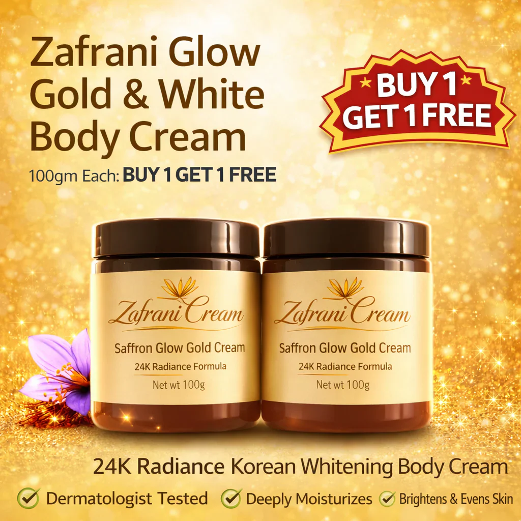 (BUY 1 GET 1 FREE) Glowgold® - Magic Glow Gold & White Body Cream Combo