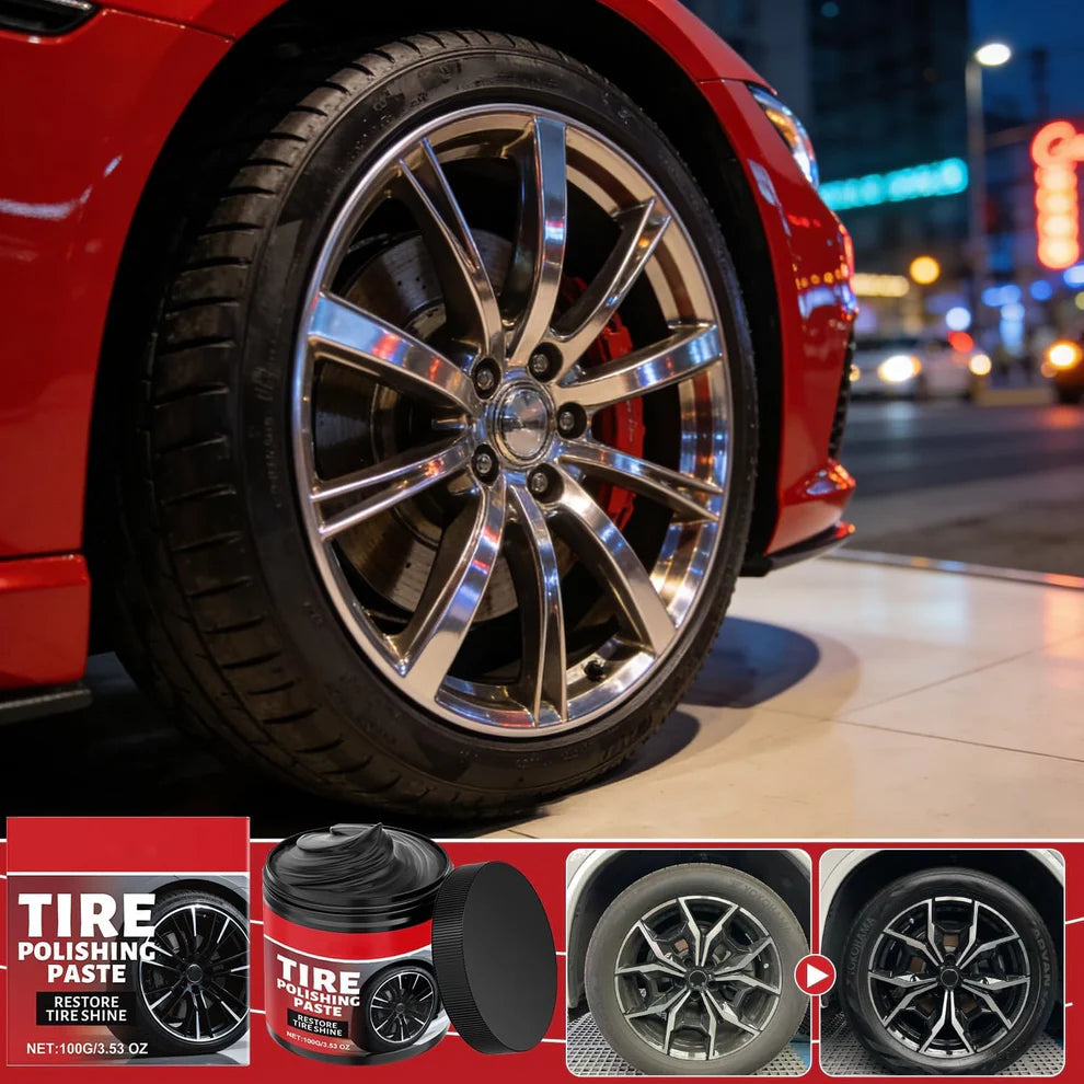 Magic Tire Polish Restoration Pastehing Paste Blackening
