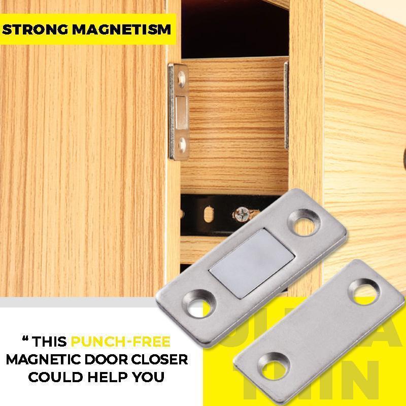 🚪 BUY 1 GET 3 FREE! 🔥 Non-Perforated Magnetic Door Closer
