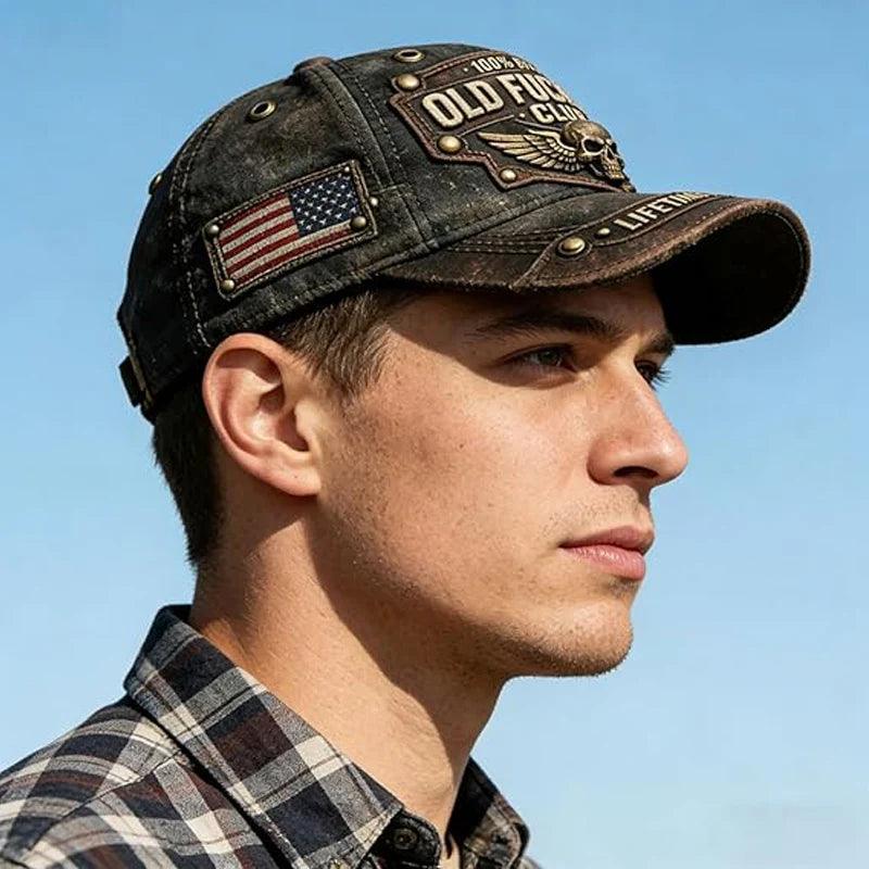 🔥Old Fuckers Club Vintage Embroidered Cap🔥