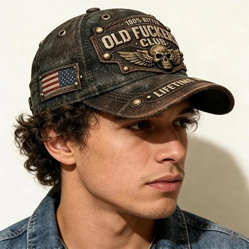 🔥Old Fuckers Club Vintage Embroidered Cap🔥
