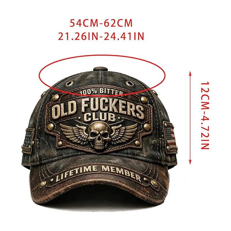 🔥Old Fuckers Club Vintage Embroidered Cap🔥